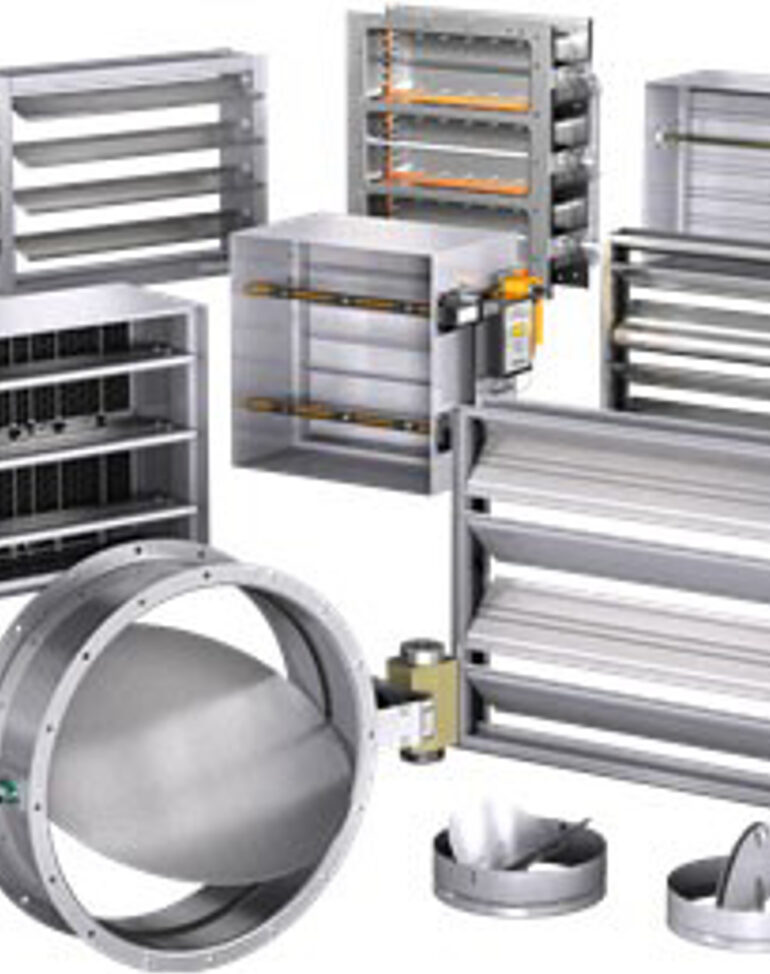 دمپرهای دود و حریق در سیستم‌های تهویه مطبوع