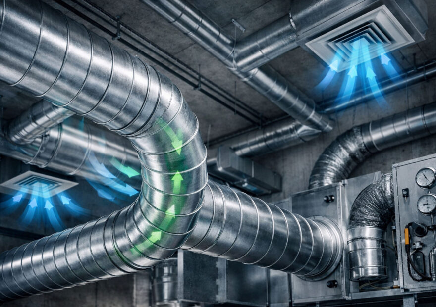 نقش کانال اسپیرال در توزیع هوا