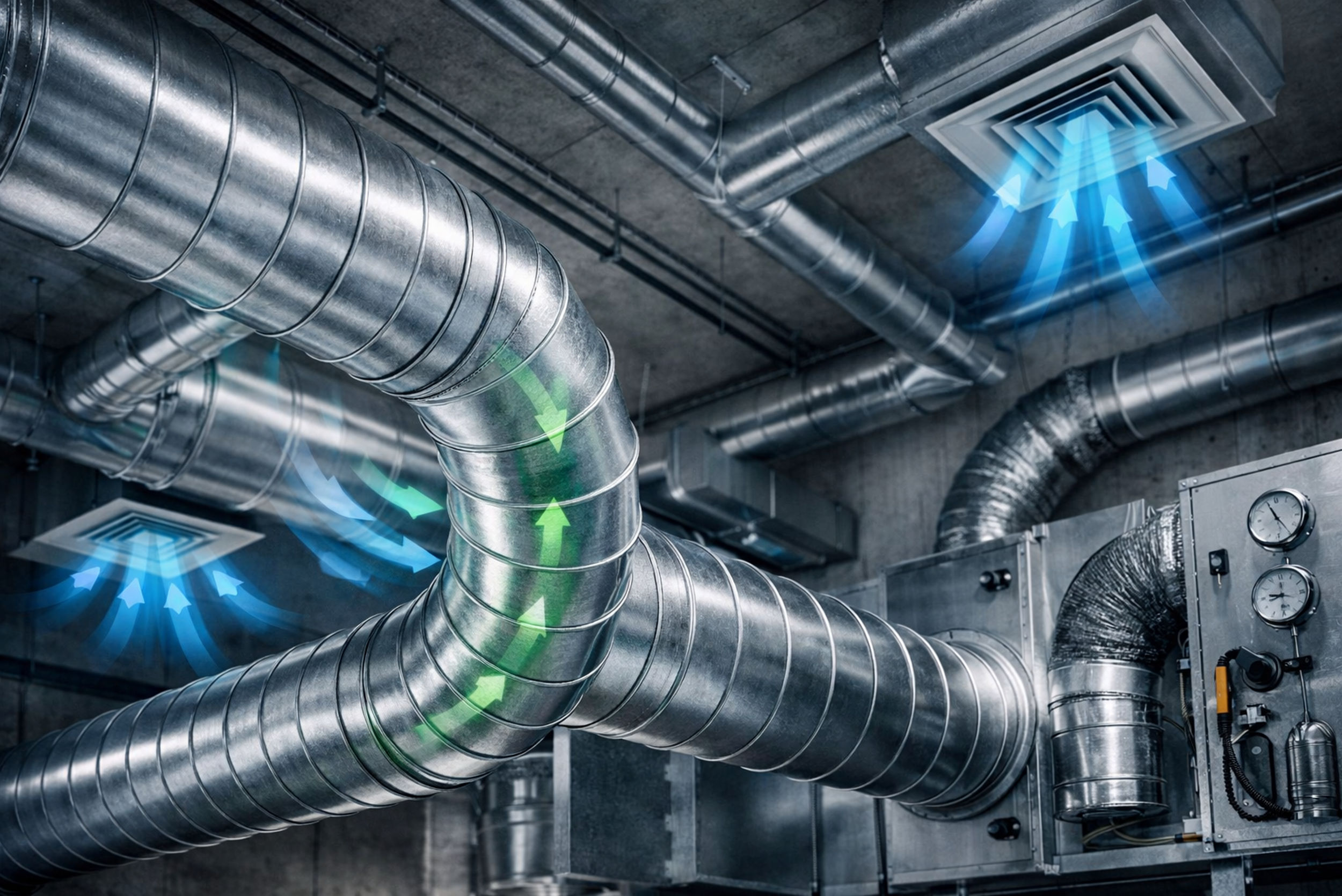 نقش کانال اسپیرال در توزیع هوا