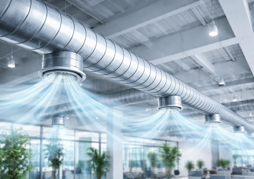 کانال اسپیرال و توزیع یکنواخت هوا